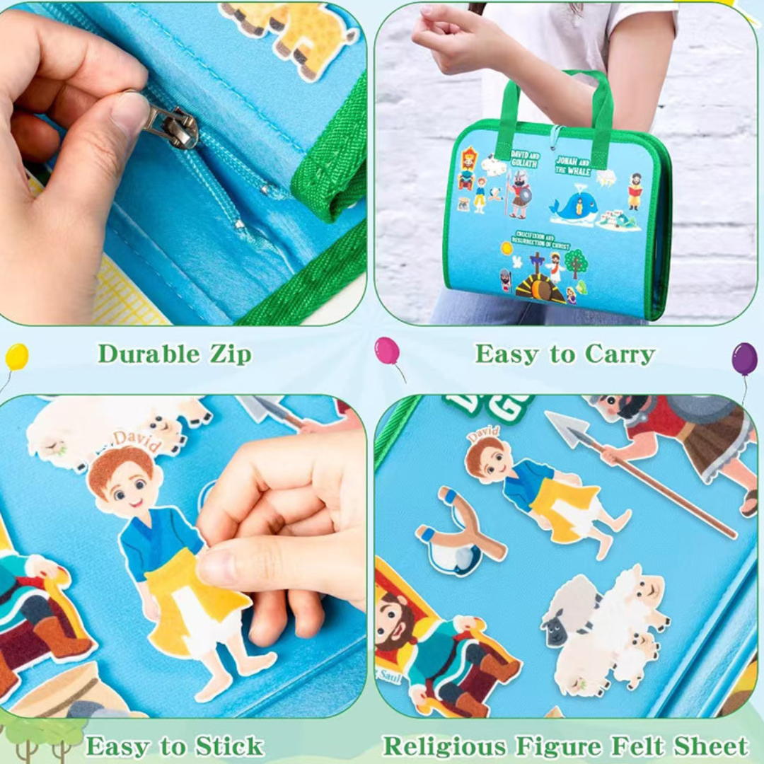 StoryCraft - Montessori Felt Book for Creative Play