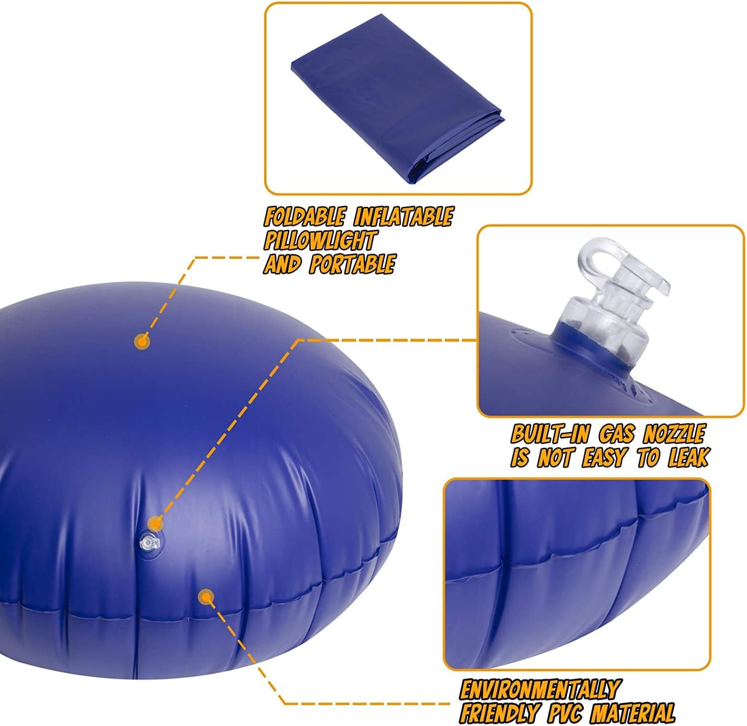 CozyNest - Kids Hanging Chair with Inflatable Cushion