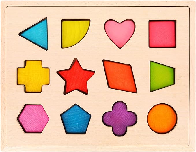ShapeFit - Wooden Shape Sorter Play Set