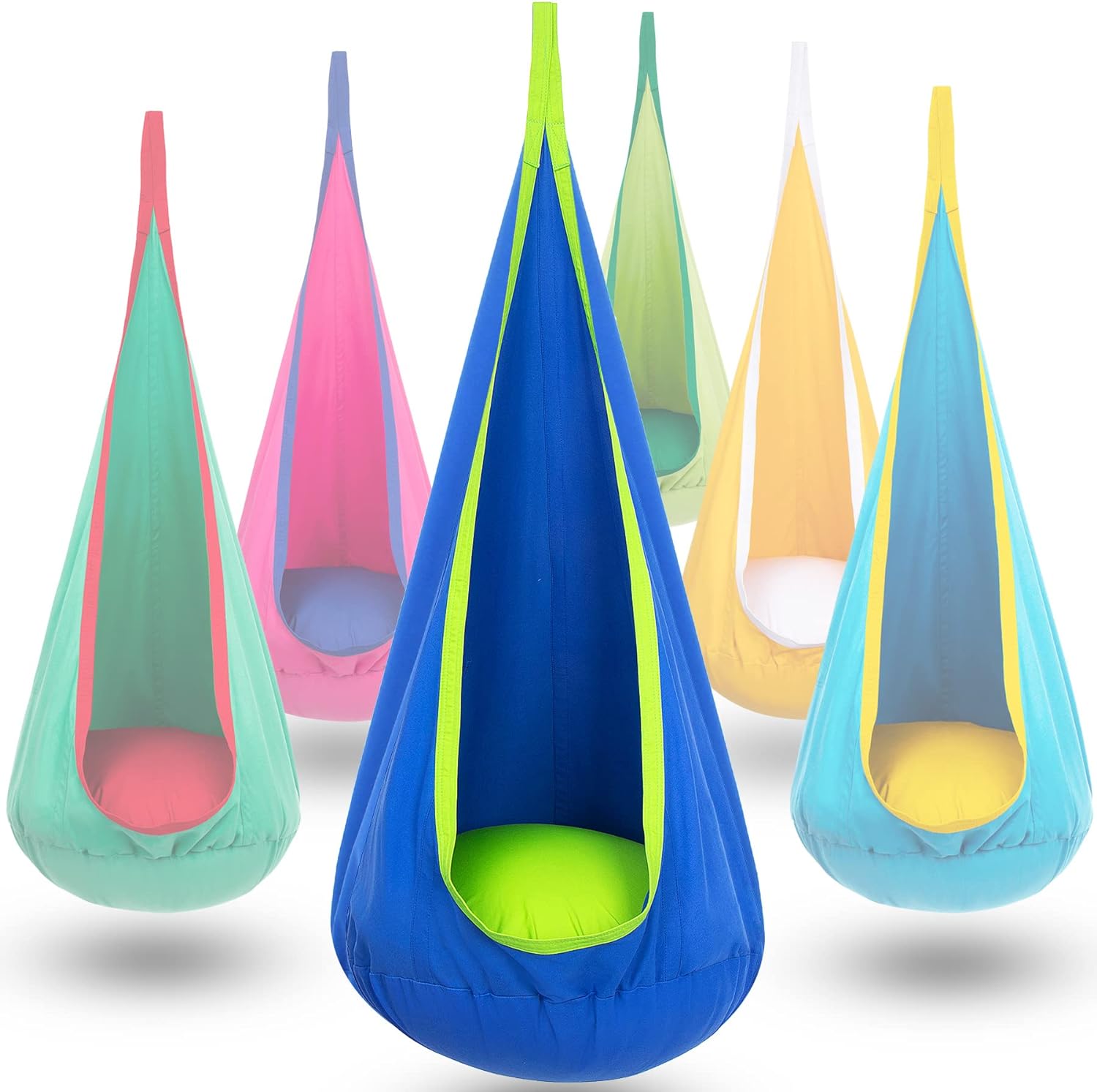 CozyNest - Kids Hanging Chair with Inflatable Cushion