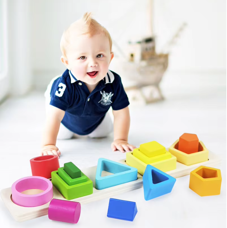 StackPlay – Montessori Wooden Stacking Toy