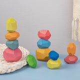 NordicStax - Wooden Balance Stones Set