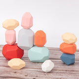 NordicStax - Wooden Balance Stones Set